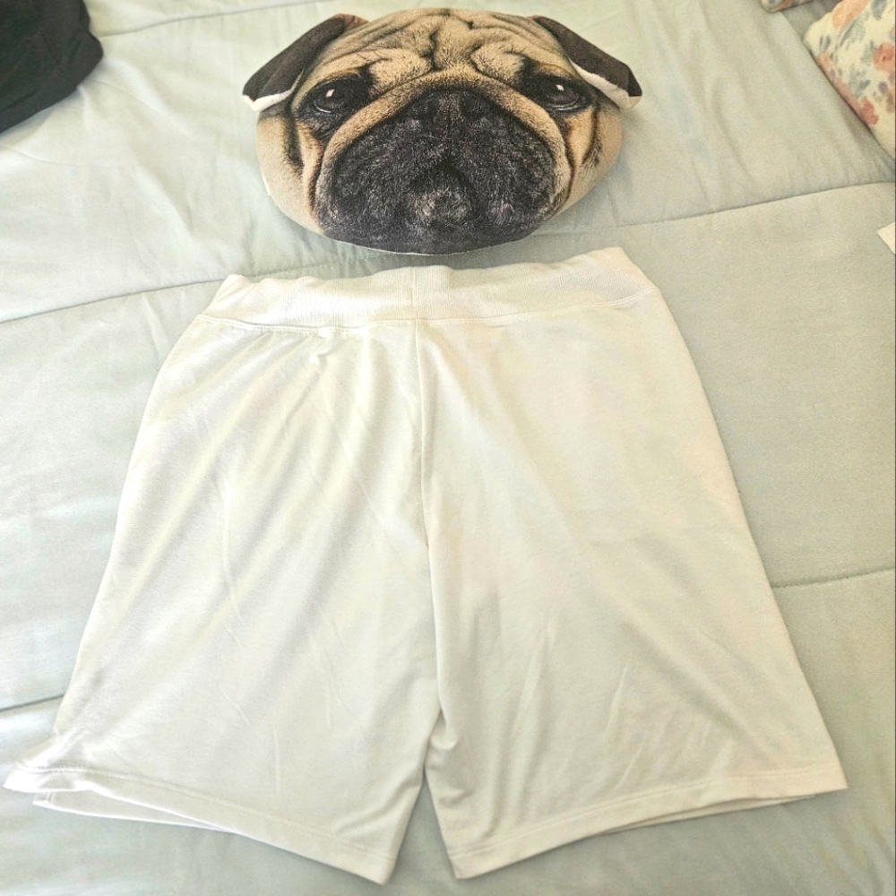 Athletic Works White Shorts LG 12/14 In Good Shape - Picture 3 of 11